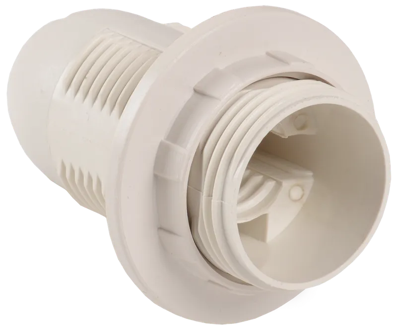 Ppl14-02-k12 Plastic socket with a ring, E14, white, individual package, IEK