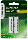 Батарейка щелочная Alkaline LR06/AA (2шт/блистер) GENERICA0