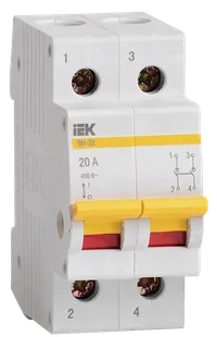 KARAT Load switch (mini switch) VN-32 2P 20A IEK