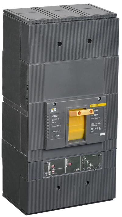 Автоматический выключатель ВА88-43 3Р 1000А 50кА c электронным расцепителем МР 211 IEK