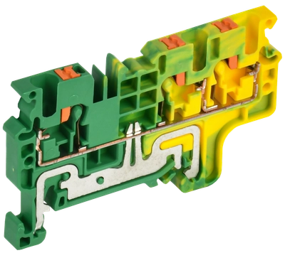 Колодка клеммная CP-MC-PEN заземляющая 3 вывода 2,5мм2 желто-зеленая IEK