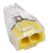 Строительно-монтажная клемма СМК 773-322 желтая (4шт/упак) IEK0