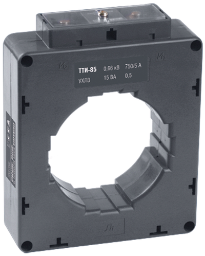 Трансформатор тока ТТИ-85 750/5А 15ВА 0,5 IEK