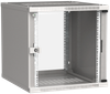ITK Шкаф LINEA WE 9U 600x450мм дверь стекло серый0