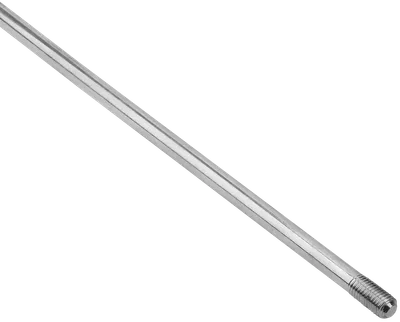 Стержень заземления товарного знака IEK используется в качестве вертикального заземлителя. Представляет собой круглый проводник, на концах которого нарезана резьба. На стальные прутки наносится цинковое покрытие термодиффузионным методом, толщиной 100 мкм.