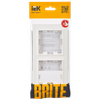 BRITE Рамка 2-местная РУ-2-БрБ белый IEK1