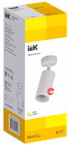 LIGHTING Светильник 4002 накладной настено-потолочный под лампу GU10 белый IEK2