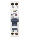 ARMAT Автоматический выключатель дифференциального тока B06S 1P+NP C6 30мА тип A (18мм) IEK6