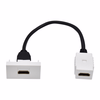 PRIMER РКМ-10-00-П Розетка HDMI M/M (1 модуль) белая IEK1