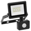 LED floodlight SDO 06-20D black motion sensor IP54 6500K IEK0