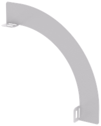 Перегородка разделительная 50мм поворота вертикального внешнего 90град RAL 9016 IEK