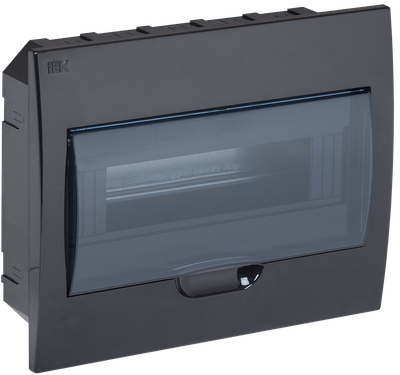 KREPTA 3 Корпус пластиковый ЩРВ-П-12 IP41 черный IEK