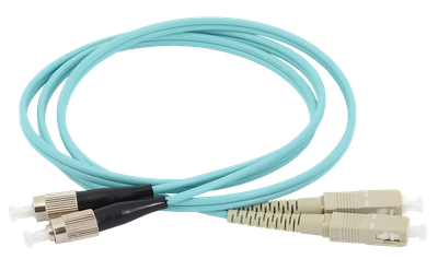 ITK Оптический коммутационный соединительный шнур (патч-корд), для многомодового кабеля (MM), 50/125 (OM3), SC/UPC-FC/UPC, двойного исполнения (Duplex), LSZH, 20м
