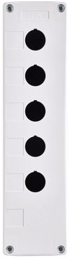 Корпус КП105(6)-Р для кнопок 5(6) мест белый IEK2