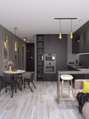 LIGHTING Светильник 4116 декоративный трековый поворотный под лампу GU10 золото IEK4