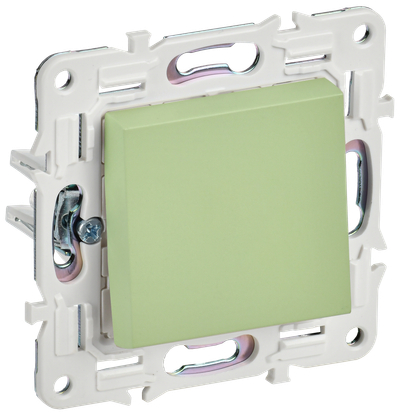 SKANDY Выключатель 1-клавишный проходной 10А SK-V02G мятный IEK