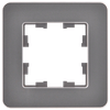 BRITE Рамка 1-местная РУ-1-1-Бр металл титан RE IEK3