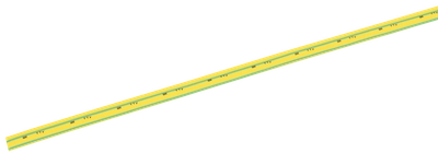 Трубка термоусадочная ТТУ нг-LS 18/9 желто-зеленая (1м) IEK
