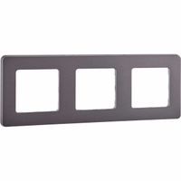 INSPIRIA Рамка 3-местная дымчатый