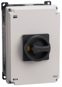 ARMAT Выключатель-разъединитель SDM 3P 80А в пластиковом боксе IP67 IEK