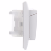 SKANDY Розетка 2-местная и крышкой 16А в сборе IP44 SK-R12W арктический белый IEK3