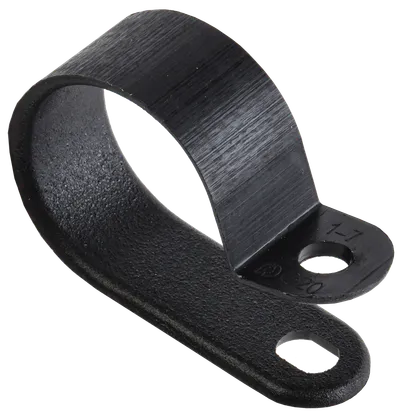 Mounting bracket 20mm nylon black (50pcs) IEK