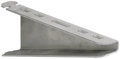 Системы подвесов для металлических лотков предназначены для монтажа металлических лотков (прокатных или проволочных) по элементам здания (потолок, стены, пол).

Кронштейн замковый служит для крепления лотка к профилю перфорированному.