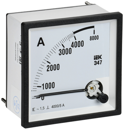 Амперметр Э47 4000/5А класс точности 1,5 96х96мм IEK