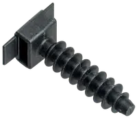 Dowel base BD 30x10mm for clamp black (100 pcs) IEK