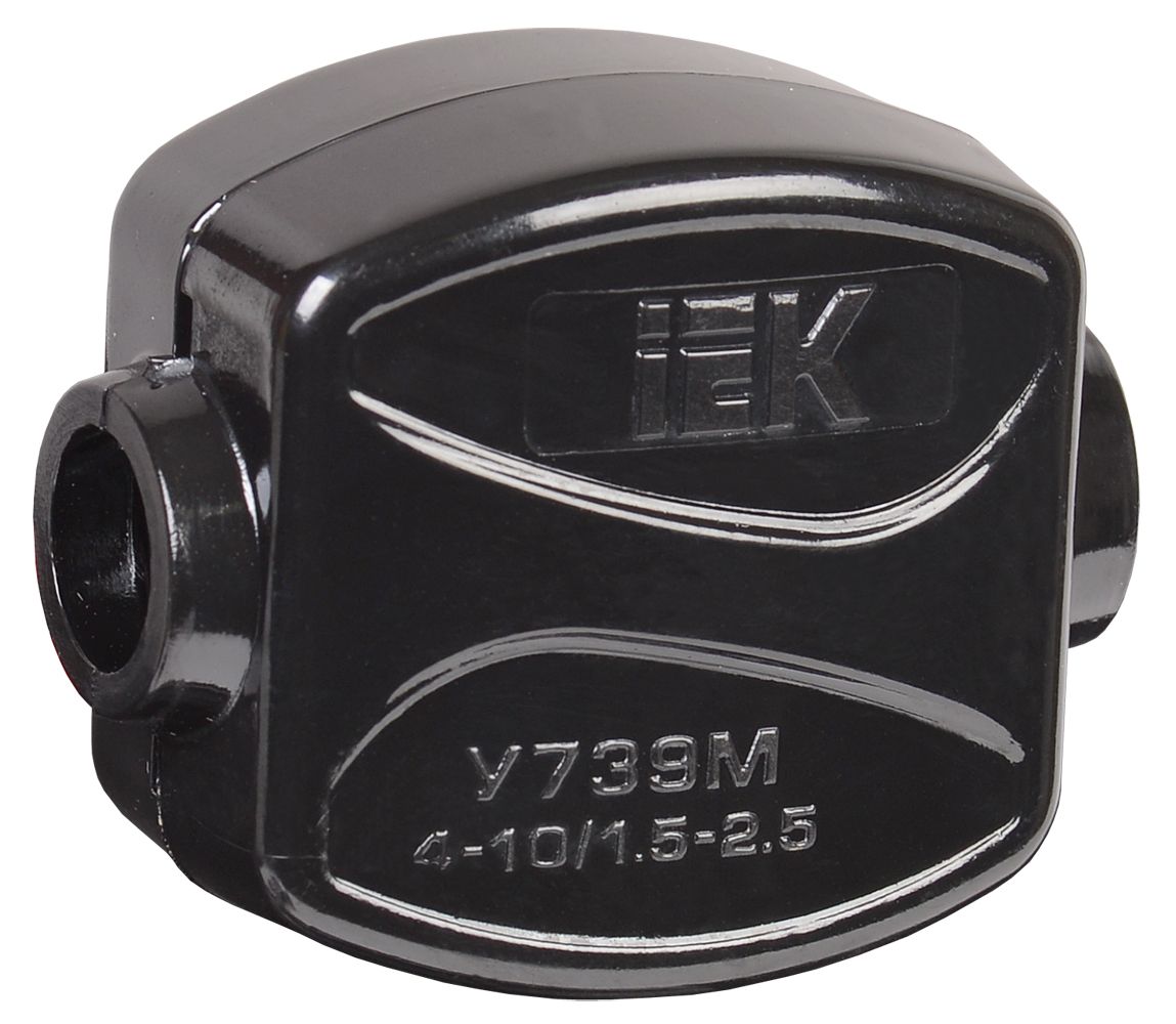 Зажим кабельный ответвительный У-739М (4-10/1,5-2,5мм2) IP20 IEK (UKZ-ZO-739M)