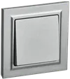 BRITE Switch 1-gang 10A assy VSR10-1-0-BrA aluminum IEK0