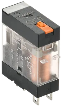 Universal relay OGR-1 1C 220V AC with LED and test button ONI