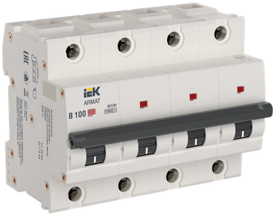 ARMAT Автоматический выключатель M10H 4P B 100A IEK