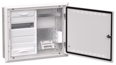 TITAN 5 Корпус комбинированный ЩРв-24 (2х24) 505х625х130мм IP30 белый IEK