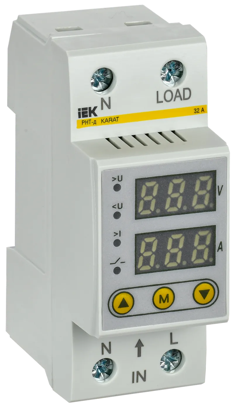 Voltage and current relay RNT-d single-phase 36mm 32A IEK