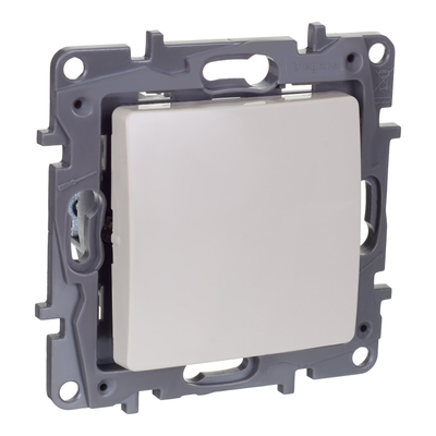 ETIKA Переключатель 1-клавишный схема 7 10АХ перекрестный слоновая кость