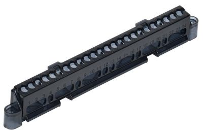 TEKFOR Суппорт для шин в корпус (ширина 8 модулей) IEK