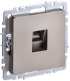 BRITE Розетка компьютерная RJ45 кат.6 РК11-БрШ шампань IEK0