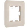 BRITE Рамка 1-местная РУ-1-2-Бр стекло песчаный RE IEK4