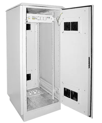 ITK Шкаф уличный напольный 19" LINEA O 42U 720x860мм IP55 металлическая дверь серый