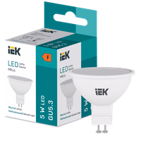 LED MR16 410lm 4000K GU5 IEK