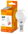 Лампа светодиодная G45 шар 3Вт 230В 3000К E14 IEK0