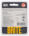 BRITE Рамка 1-местная РУ-1-1-Бр металл латунь RE IEK2