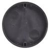 Коробка распаячная У191 D=93х15мм для твердых стен (с крышкой) IEK3