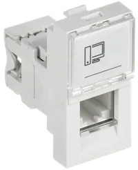 PRIMER RKI-10-00-P-6 Computer socket RJ45 UTP cat.6 (1 module) white IEK