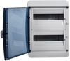 TEKFOR Корпус пластиковый КМПн-24 IP65 черная прозрачная дверь IEK3