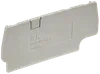 Заглушка для колодки клеммной CP-MC 3 вывода 1,5мм2 серая IEK0