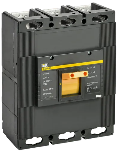 Автоматические выключатели ВА88 предназначены для проведения тока в нормальном режиме и отключения тока при коротких замыканиях, перегрузке, недопустимых снижениях напряжения, а также для оперативных включений и отключений участков электрических цепей и рассчитаны для эксплуатации в электроустановках с номинальным рабочим напряжением до 400 В и на номинальные токи от 12,5 до 1600 А.

Соответствуют требованиям ГОСТ Р 50030.2.