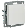 BRITE Switch 1-gang crossover 10A VS10-1-3-BrB white IEK4