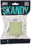 SKANDY Заглушка с суппортом SK-C01G мятный IEK1
